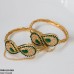 PBRH110 ASM Pear Bangles Pair